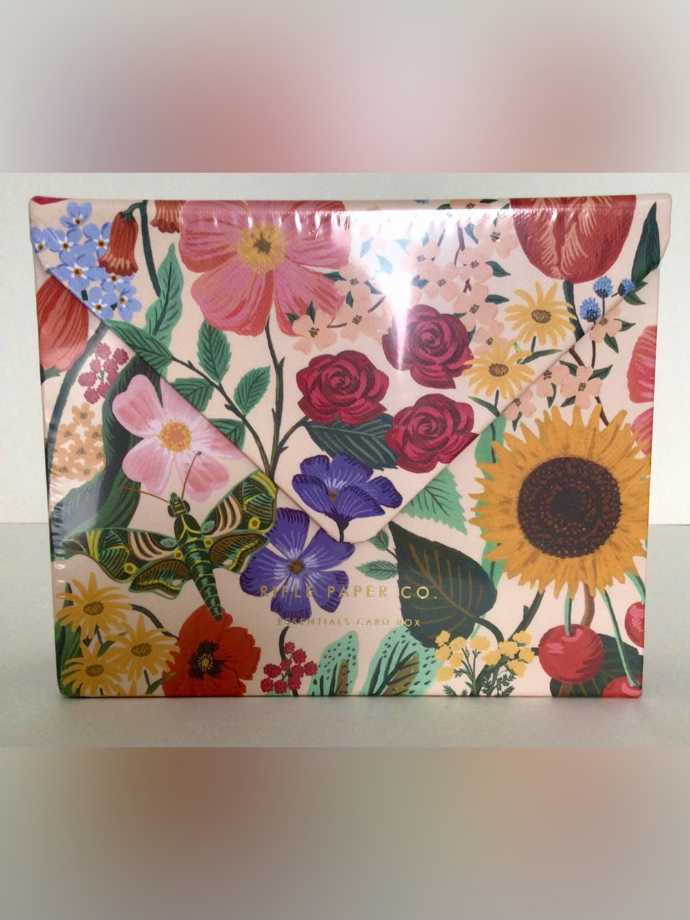 Rifle Paper Co. 15 ESSENTIALS CARD BOX Thanks, Birthday, Congrats, more SEALED